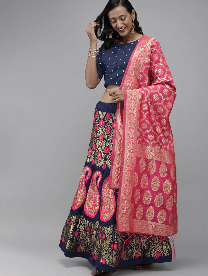 self designed flared semi-stitched lehenga - 19661173 - Standard Image - 1