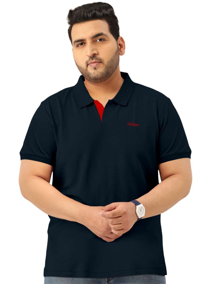 men pack of 2 multi colored solid regular fit polo t-shirt - 19662128 -  Standard Image - 1