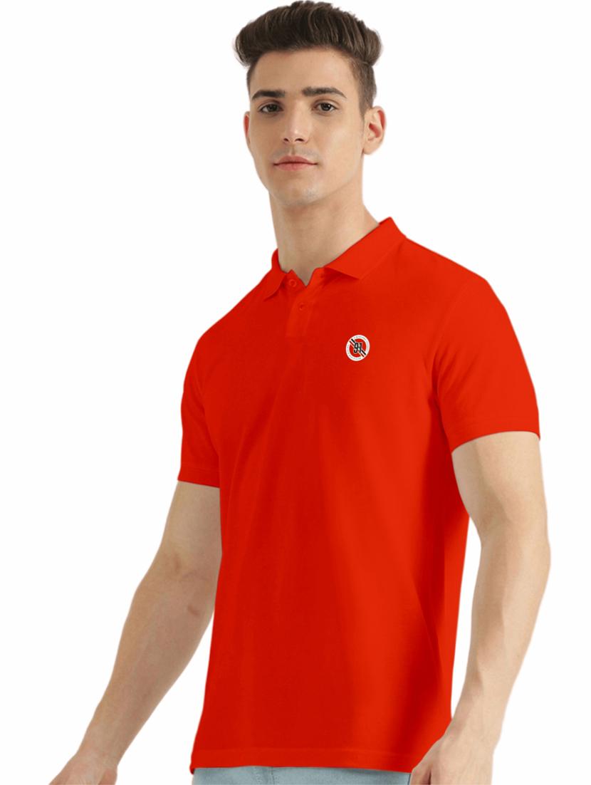 men polo neck solid t-shirt - 19662138 - Standard Image - 1