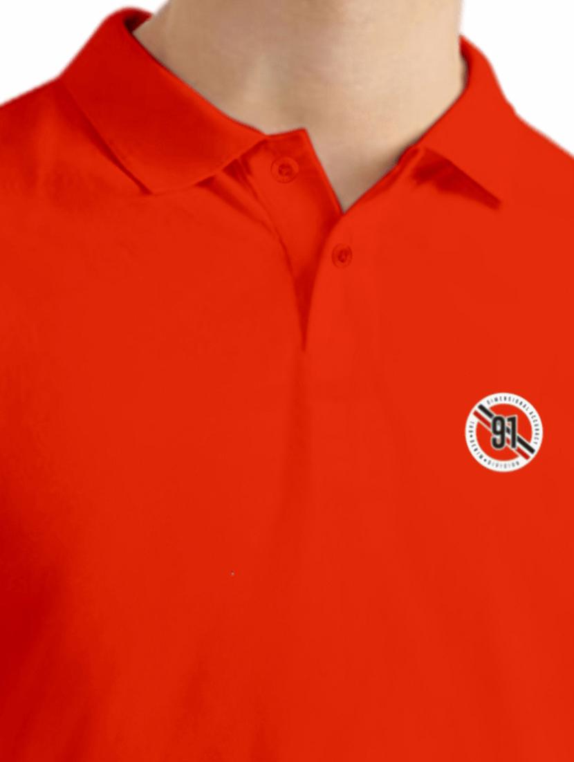 men polo neck solid t-shirt - 19662138 - Standard Image - 4
