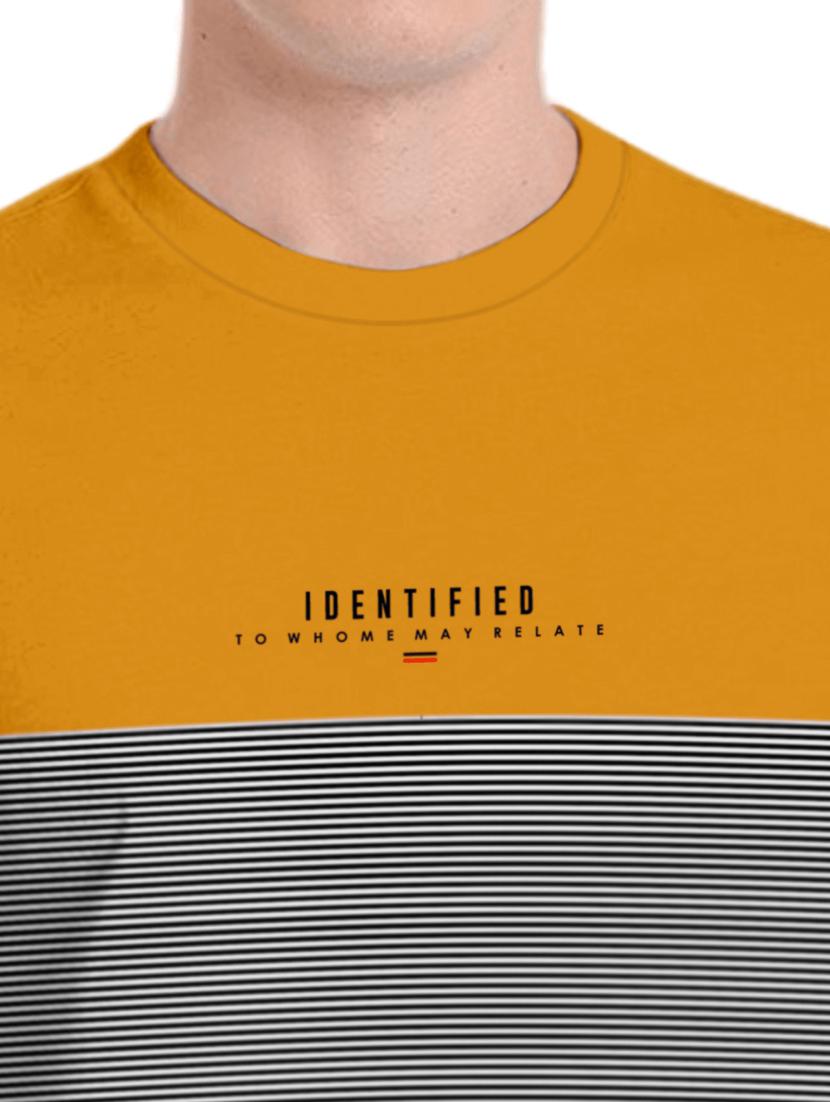men crew neck colour block printed t-shirt - 19662156 - Standard Image - 4