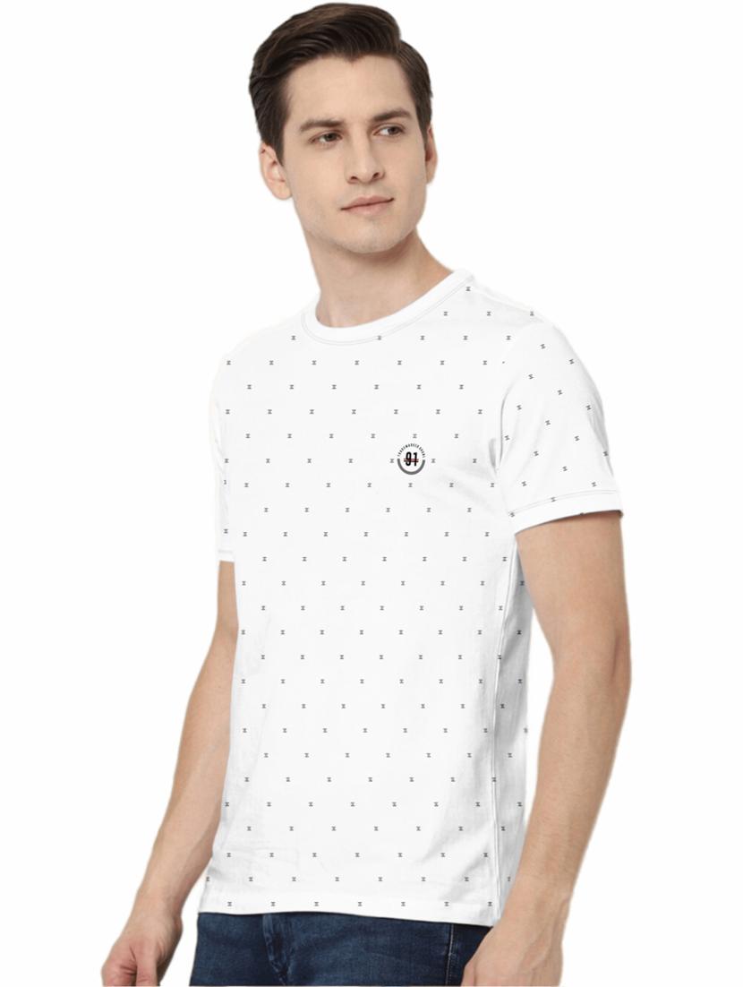 printed cotton casual t-shirt - 19662182 - Standard Image - 1
