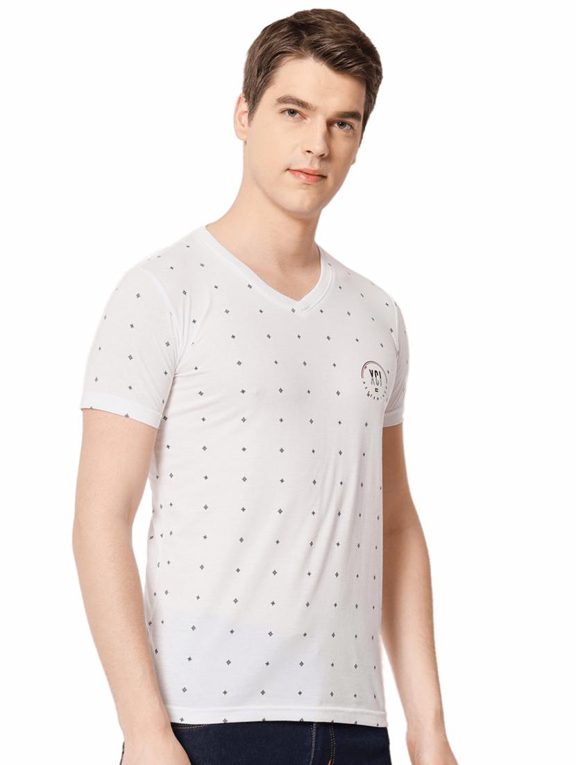 printed cotton casual t-shirt - 19662191 - Standard Image - 1