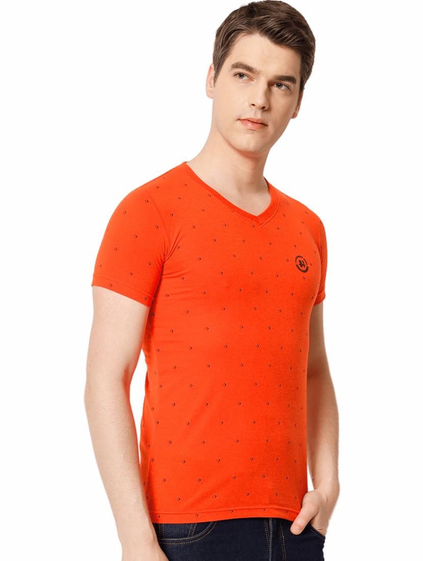 printed cotton casual t-shirt - 19662196 - Standard Image - 1