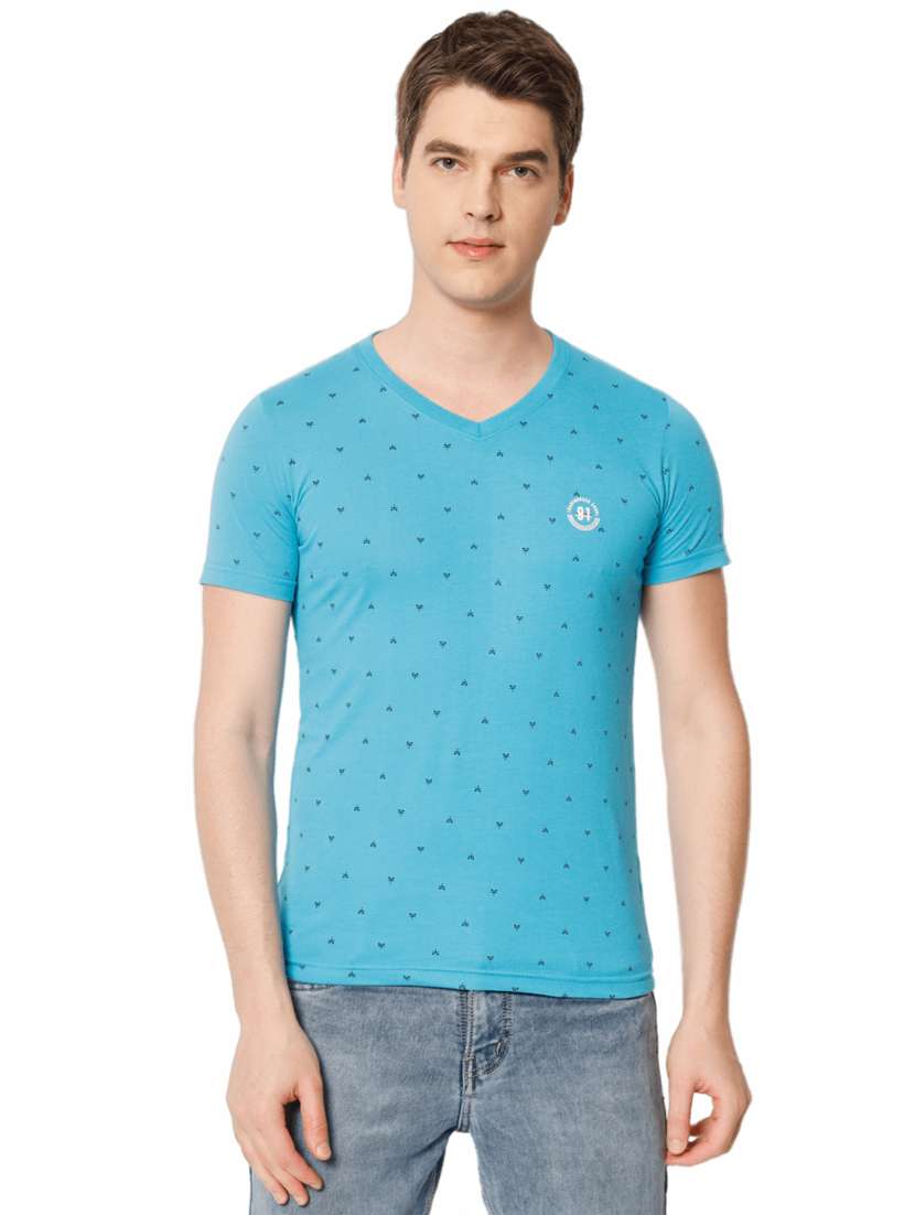 printed cotton casual t-shirt