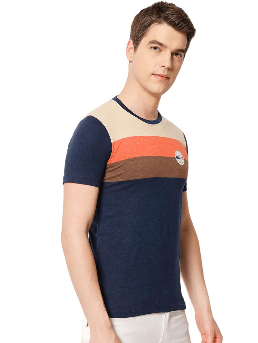 stripes cotton casual t-shirt - 19662207 - Standard Image - 1