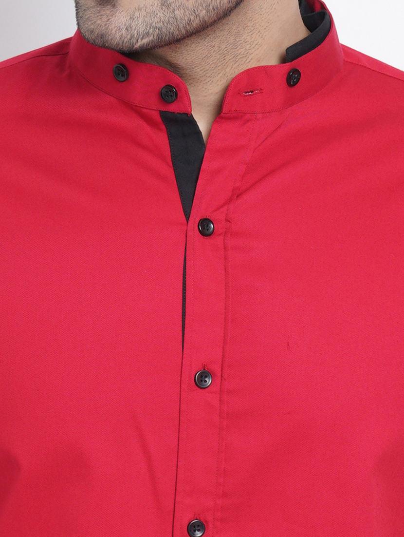 mens solid casual shirt - 19662312 - Standard Image - 4
