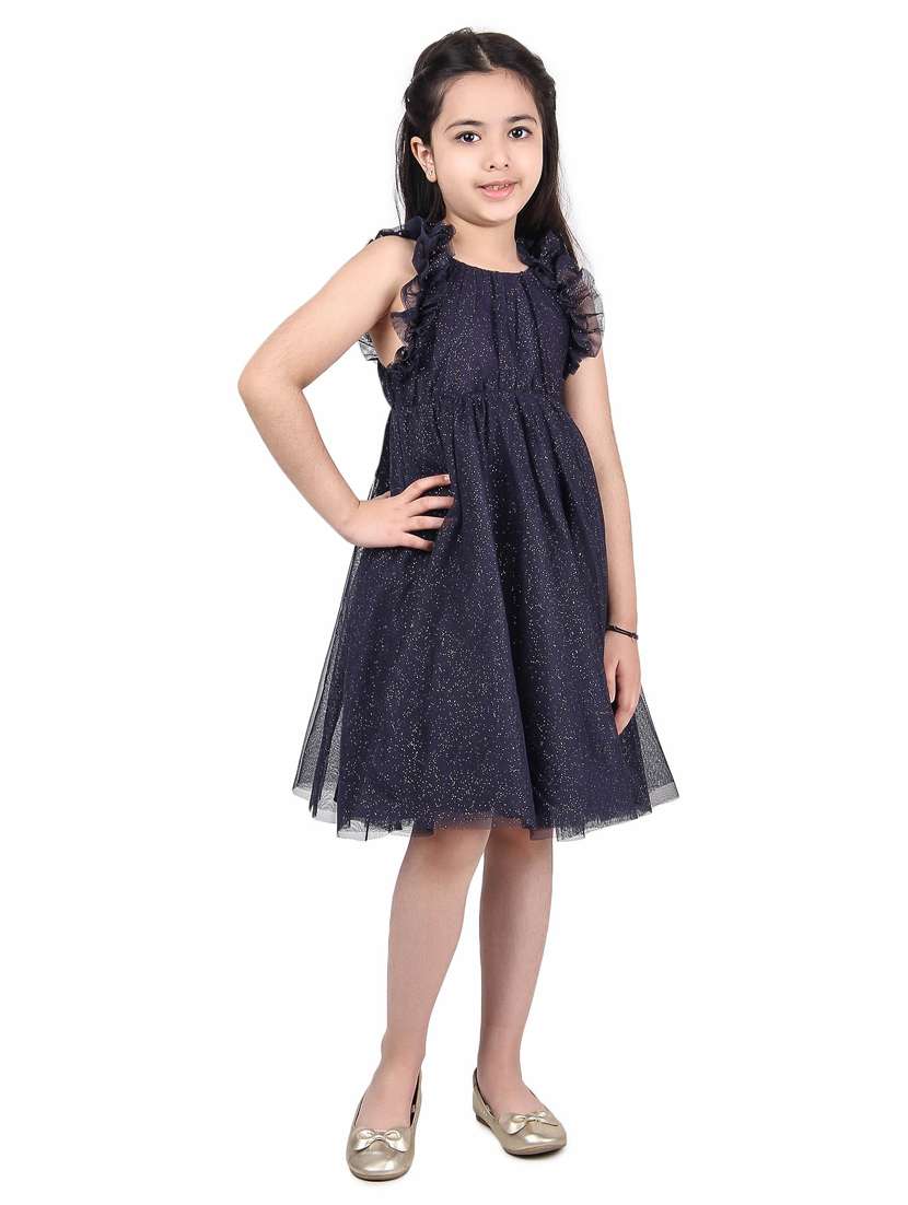 girls round neck sleeveless frock - 19662330 -  Standard Image - 1