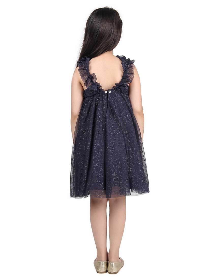 girls round neck sleeveless frock - 19662330 -  Standard Image - 4
