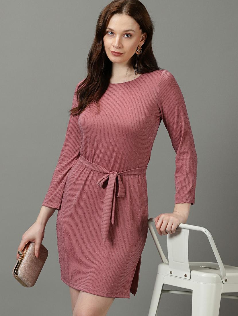 women's sheath striped dress - 19662531 - Standard Image - 1