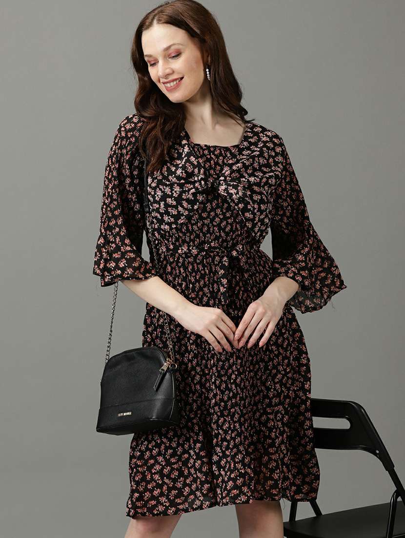 women's tiered dress floral dress - 19662545 -  Standard Image - 1