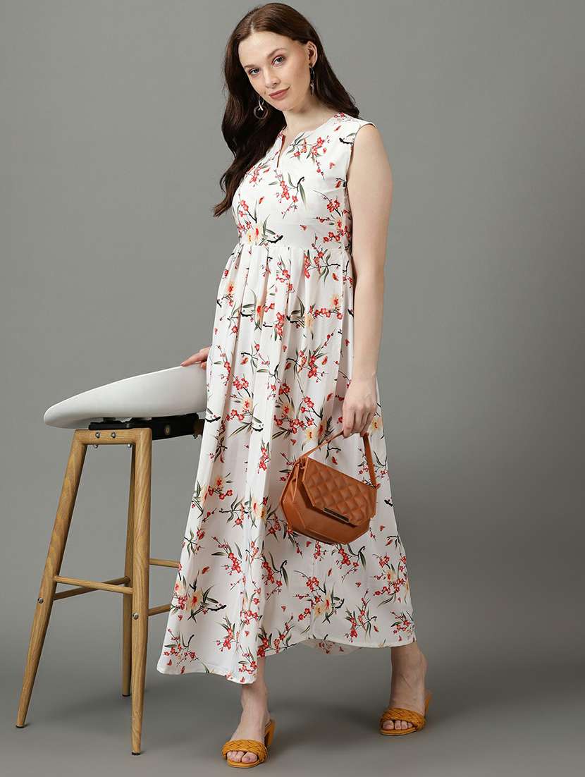 women's fit & flare floral dress - 19662553 -  Standard Image - 4
