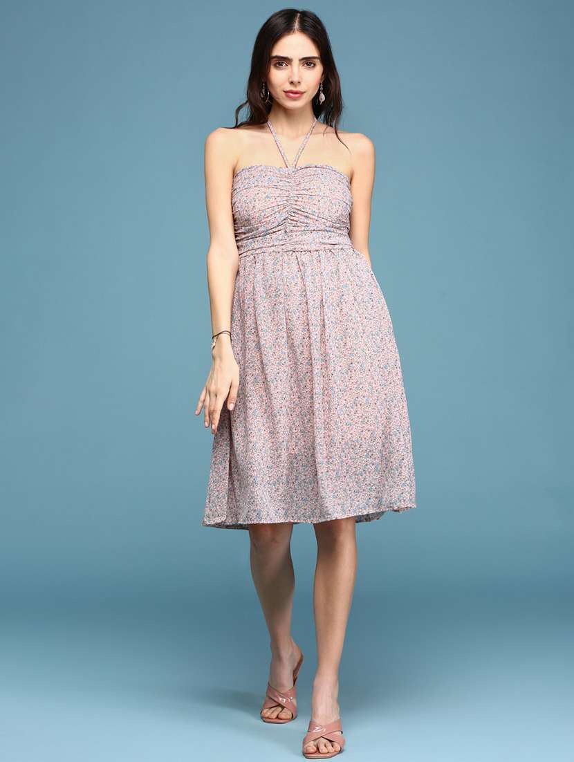 women's fit & flare floral dress