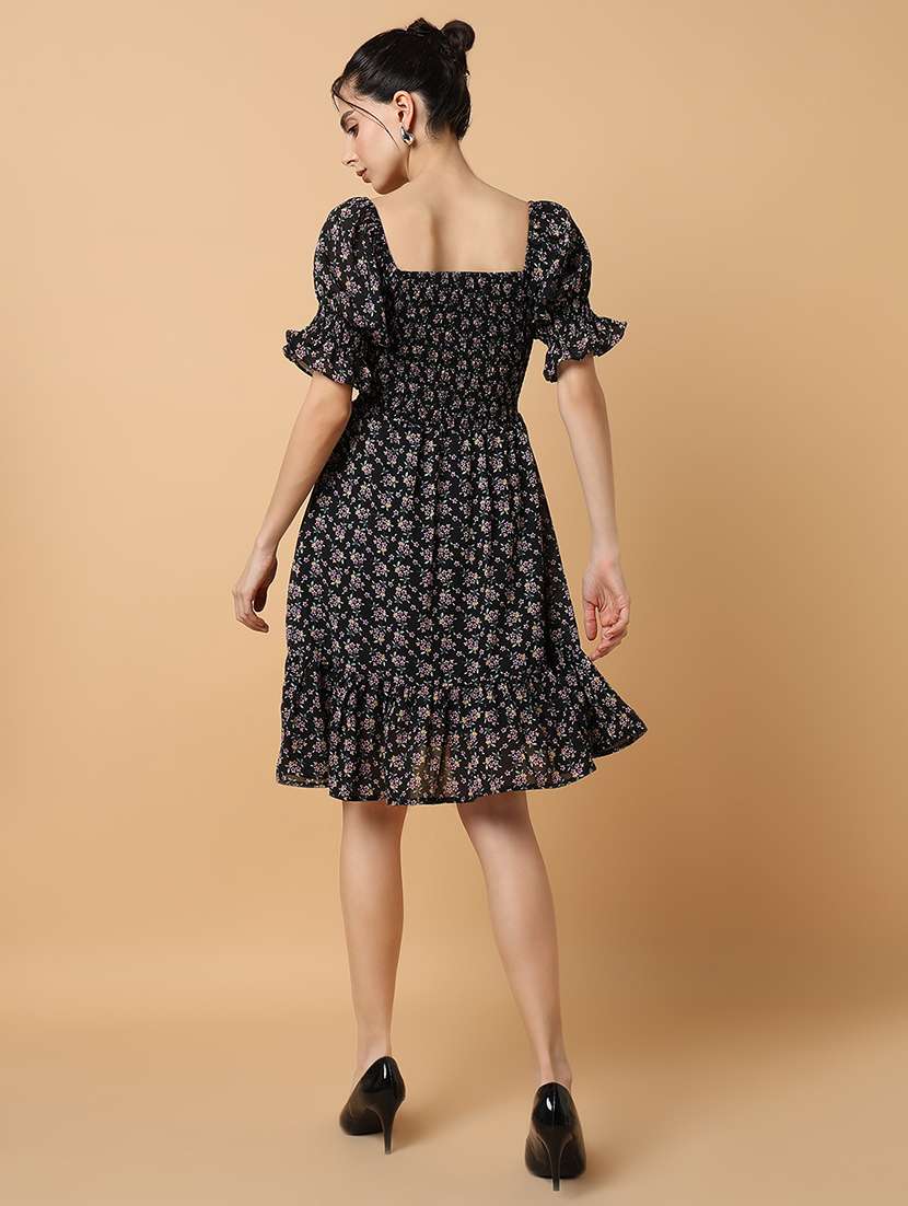 women's tiered dress floral dress - 19662603 -  Standard Image - 4
