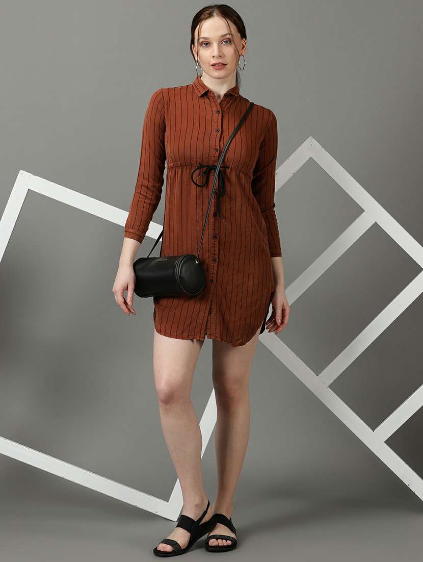 women's shirt striped dress - 19662679 -  Standard Image - 4