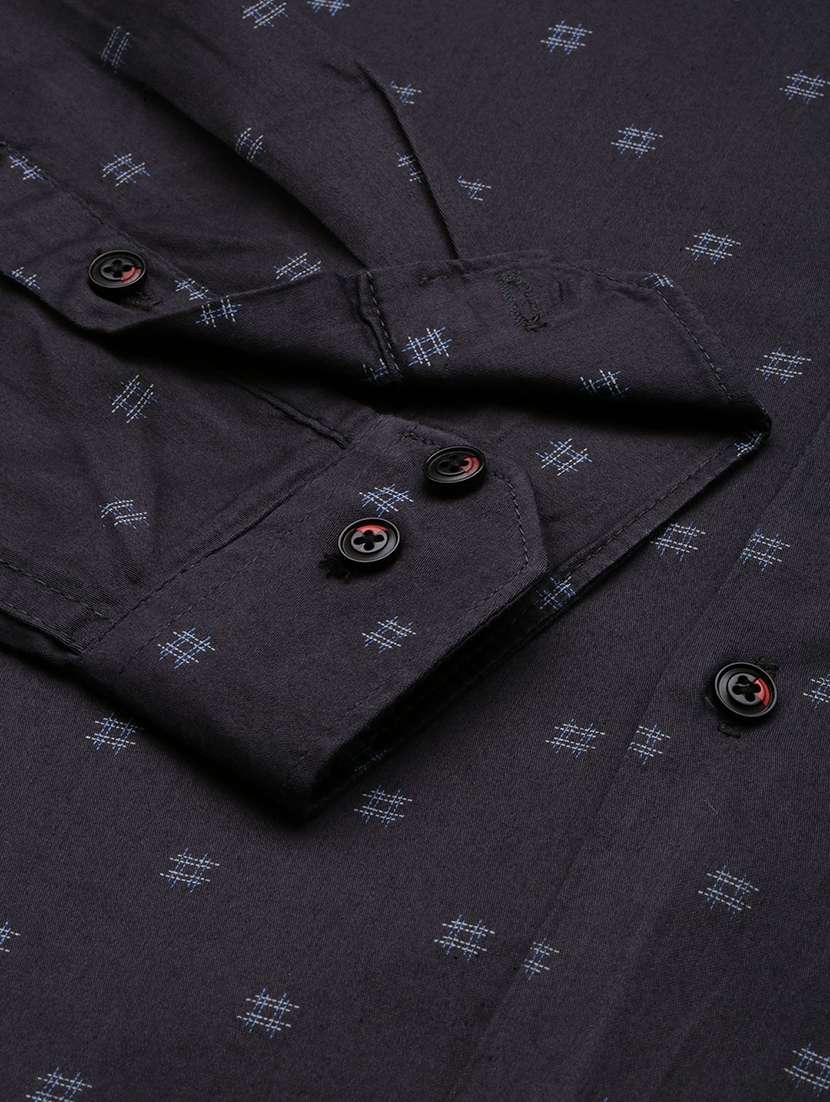 mens geometric casual shirt - 19662743 -  Standard Image - 6