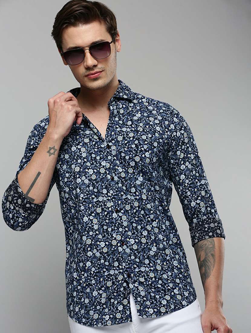 mens florals casual shirt - 19662748 -  Standard Image - 1