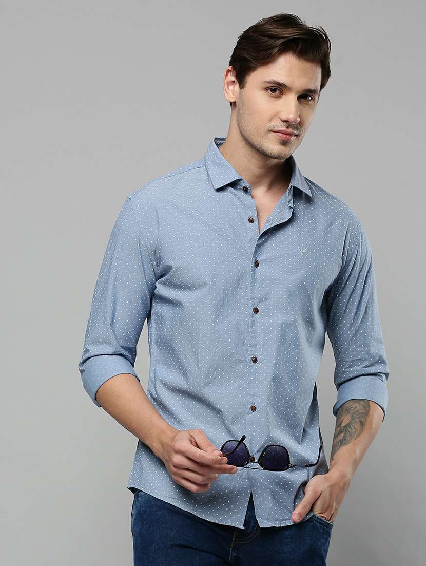 mens polka dots casual shirt - 19662766 -  Standard Image - 1