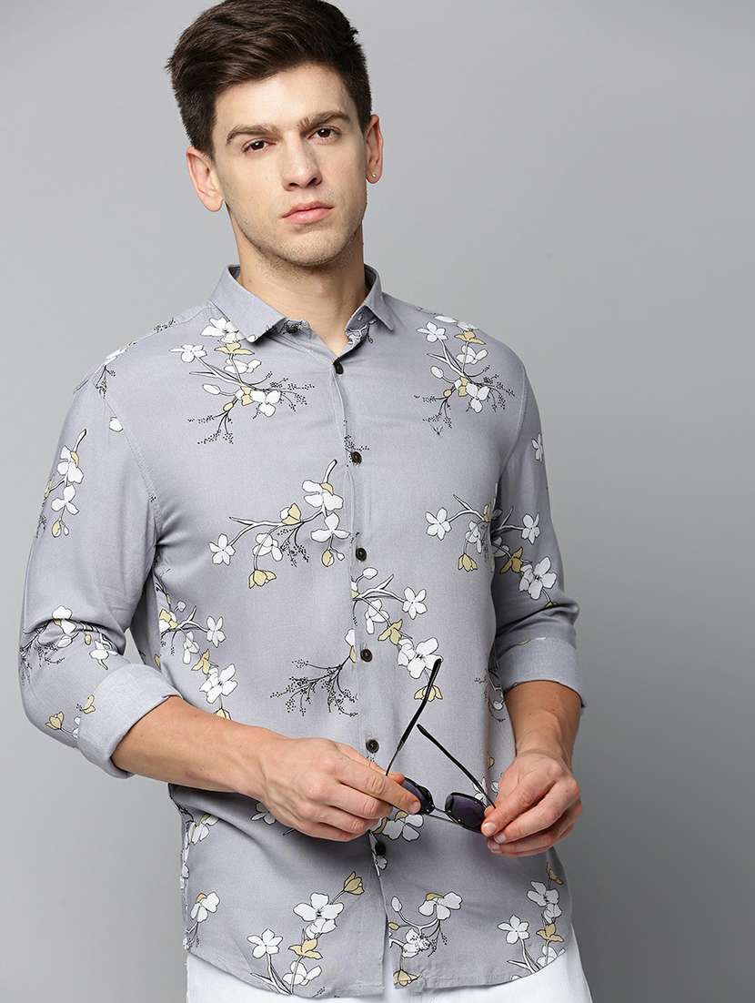 mens florals casual shirt - 19662798 -  Standard Image - 1