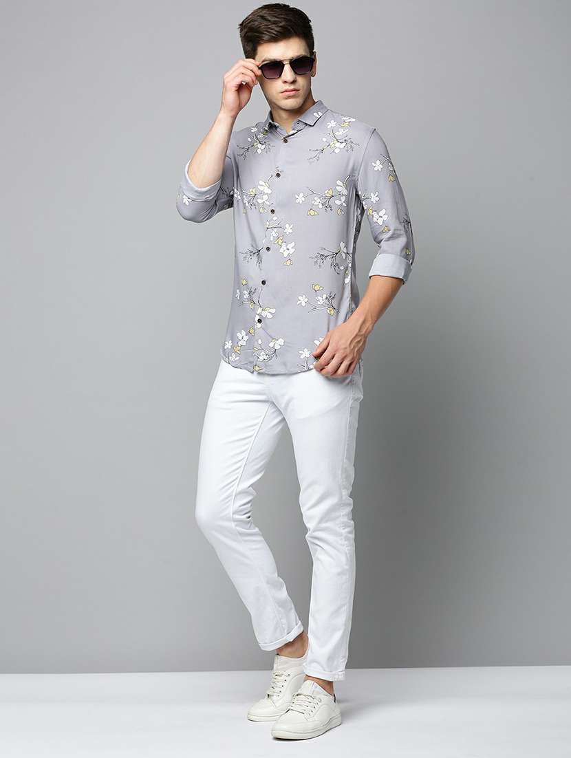 mens florals casual shirt - 19662798 -  Standard Image - 4