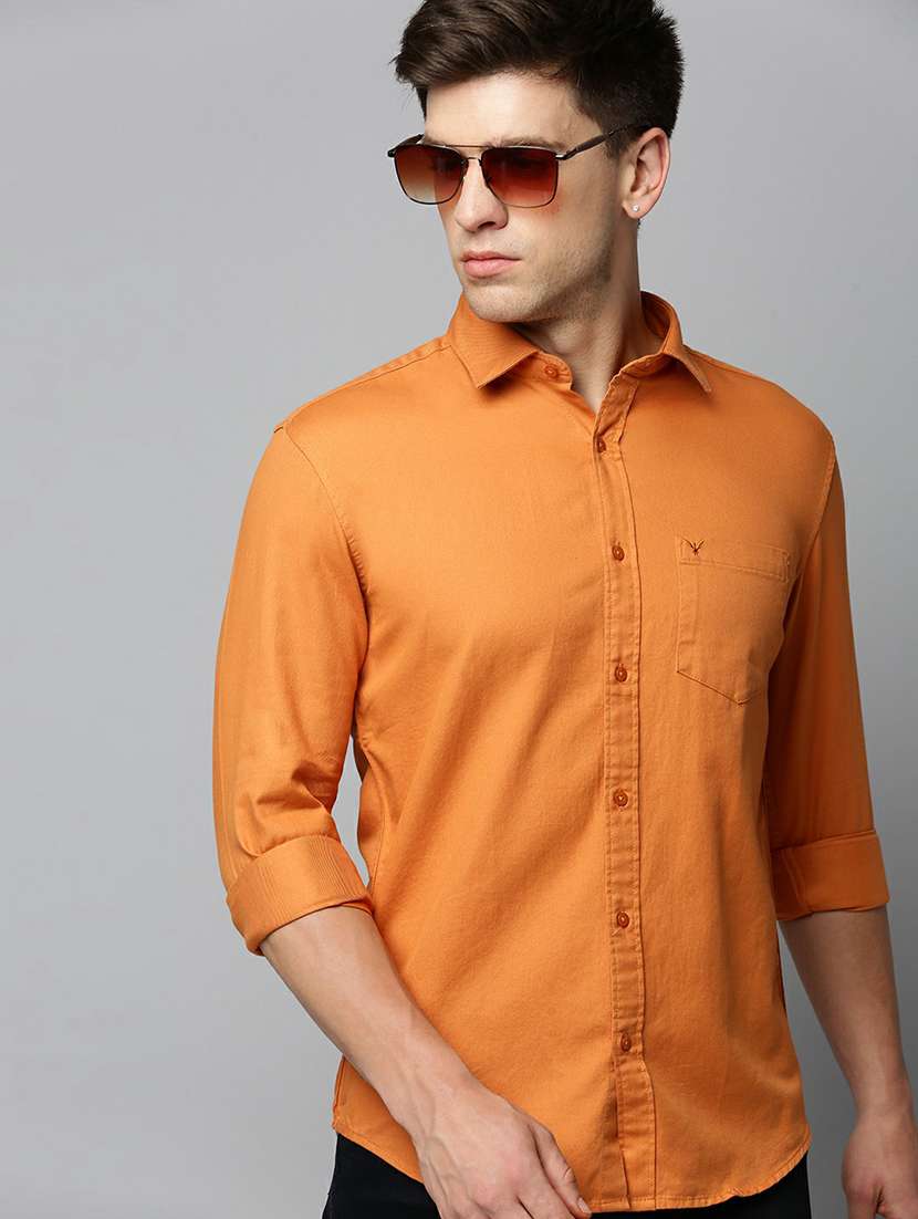 mens solid casual shirt - 19662805 -  Standard Image - 1