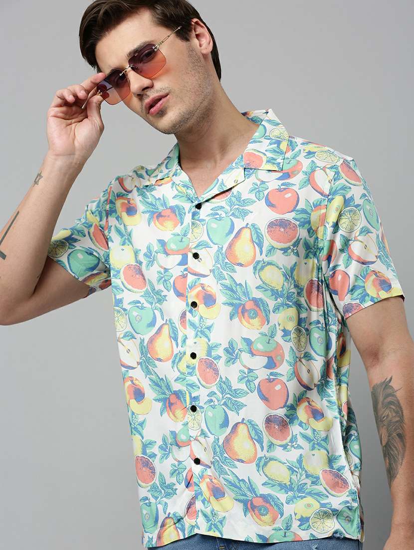 mens quirky casual shirt - 19662823 - Standard Image - 1