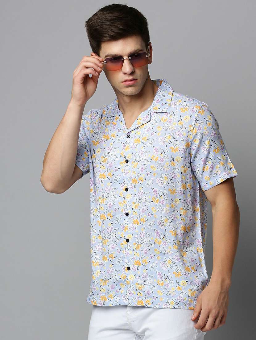 mens florals casual shirt - 19662824 -  Standard Image - 1