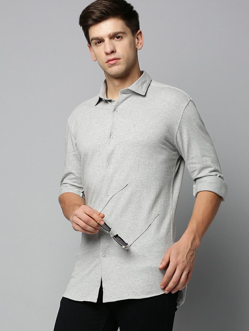 mens solid casual shirt - 19662846 -  Standard Image - 1