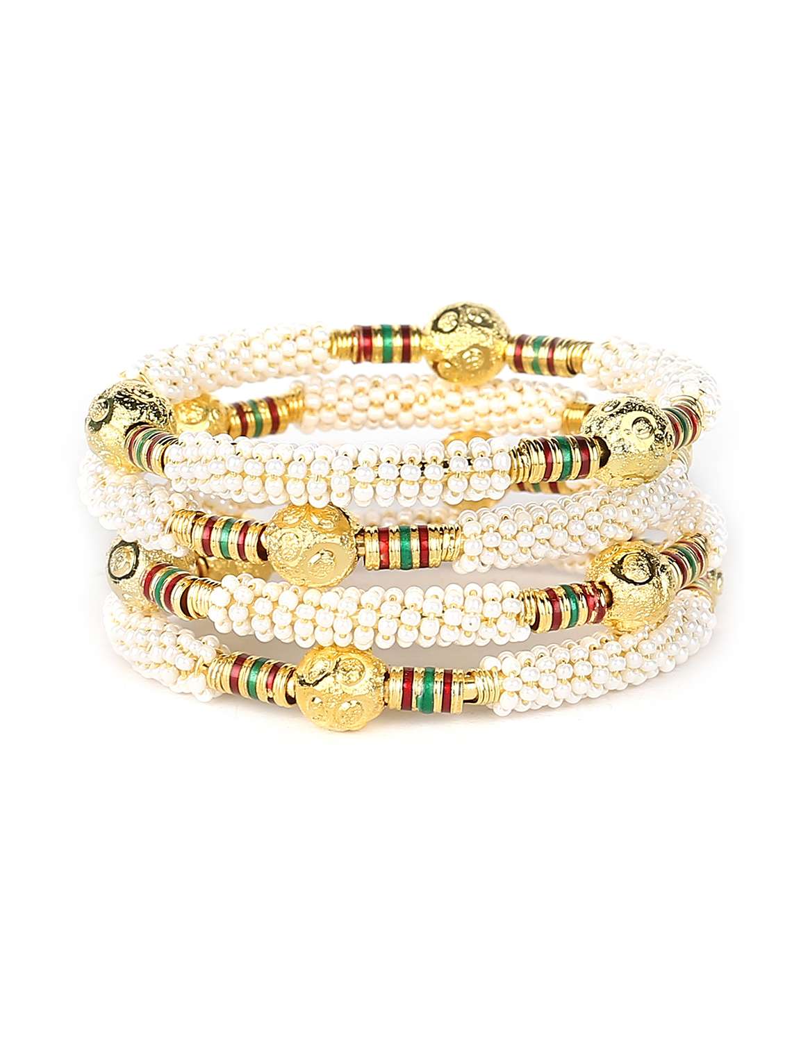 white alloy bangle