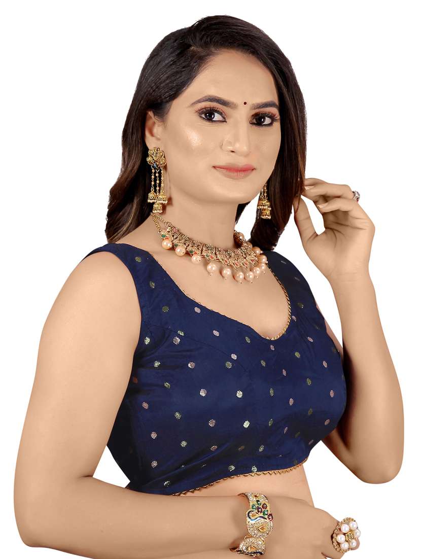 self design regular blouse - 19664284 -  Standard Image - 1