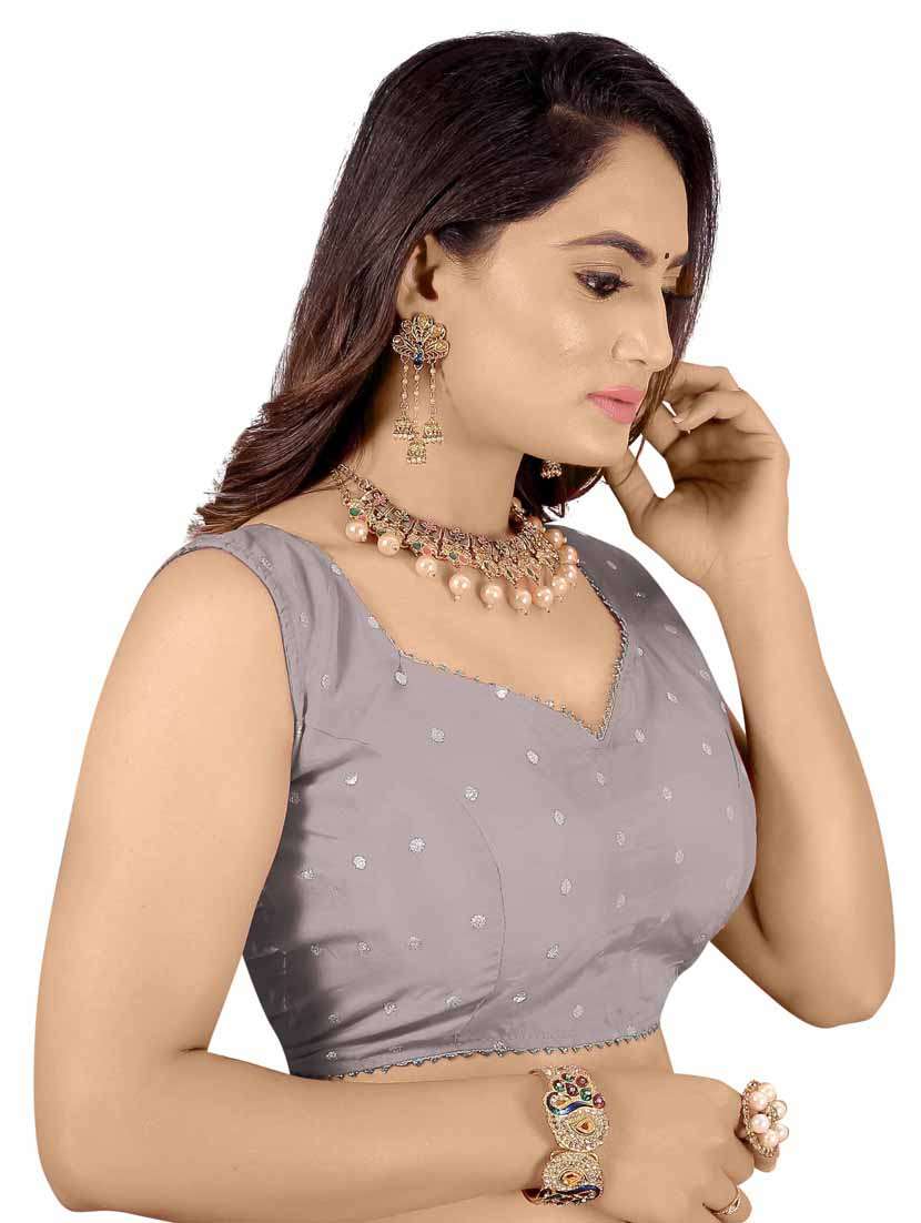 self design regular blouse - 19664286 -  Standard Image - 1