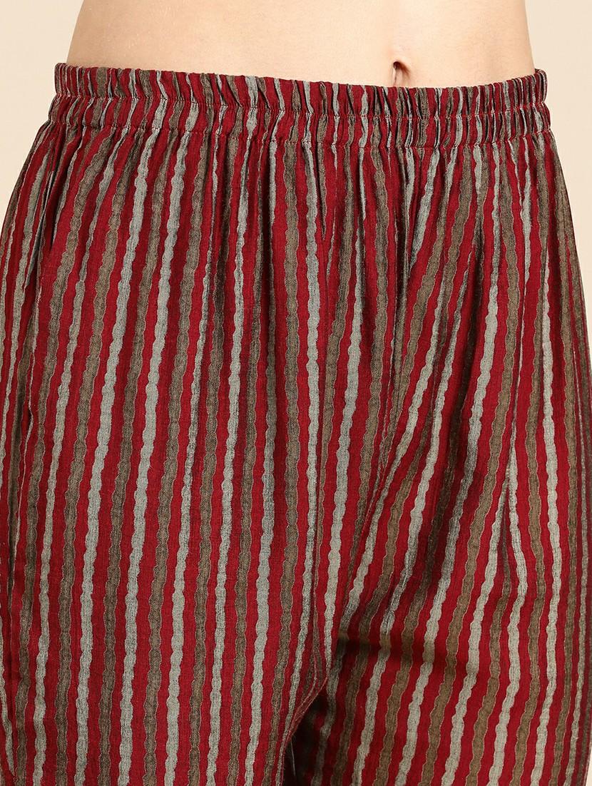 women printed round neck kurta pant set - 19664968 - Standard Image - 6