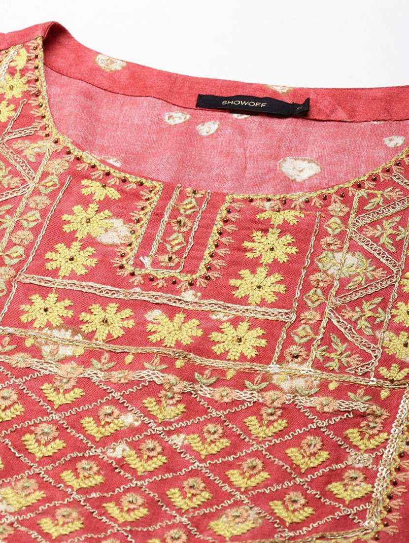 women printed kurta pant set - 19664977 -  Standard Image - 1