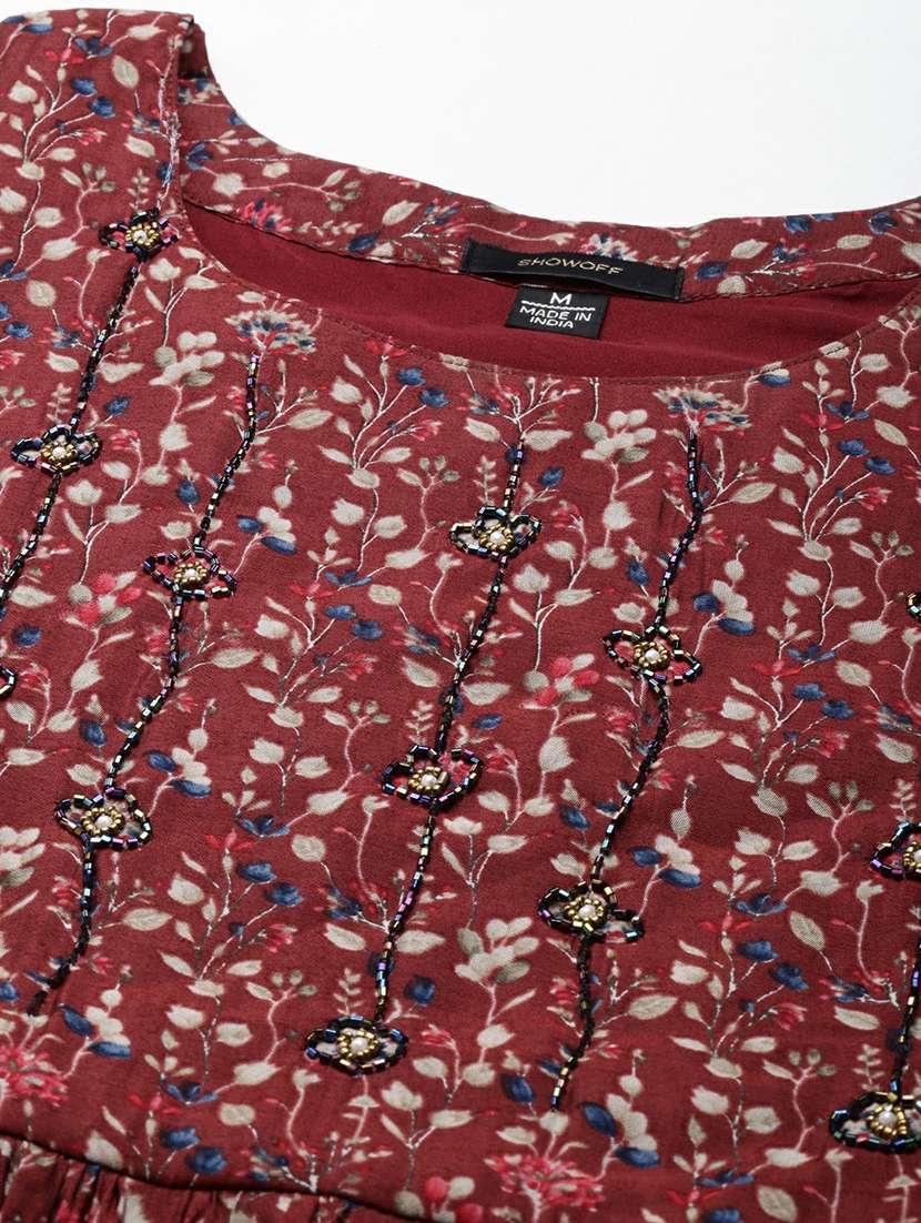 women's flared kurta - 19665002 -  Standard Image - 6