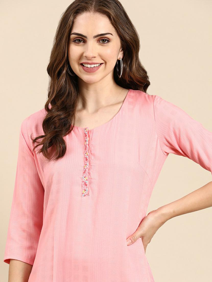 women's straight kurta - 19665013 - Standard Image - 1