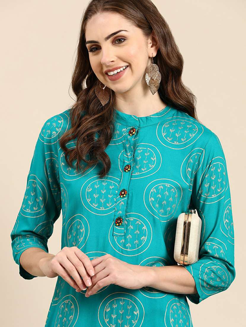 women's straight kurta - 19665030 -  Standard Image - 1