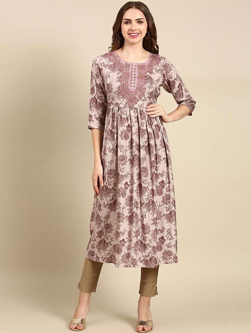 women's flared kurta