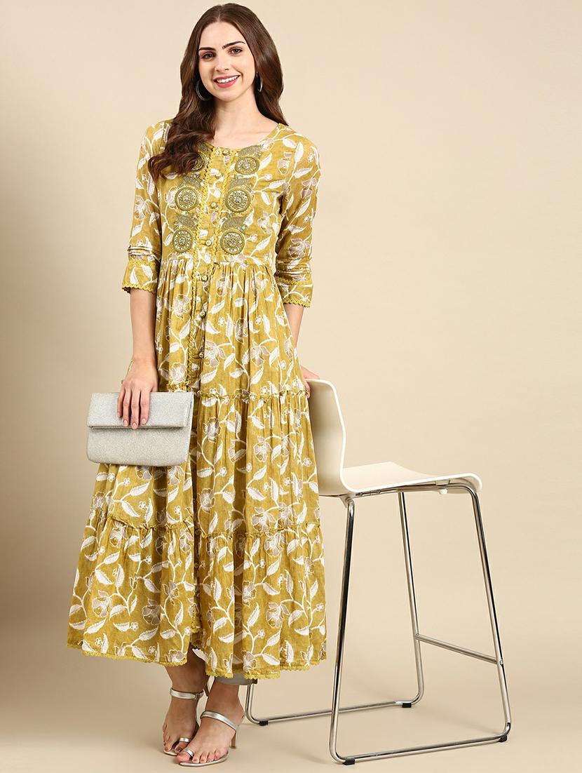 women's flared kurta - 19665040 - Standard Image - 4