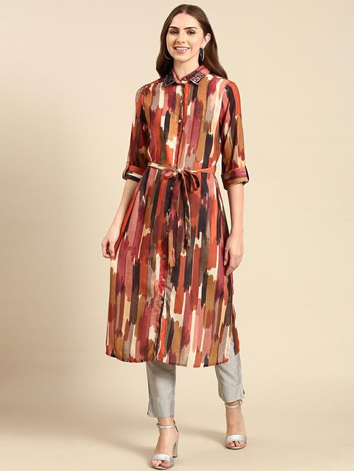 women's straight kurta - 19665043 -  Standard Image - 0