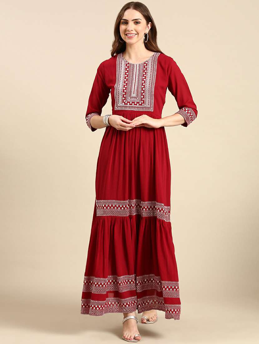 women's flared kurta