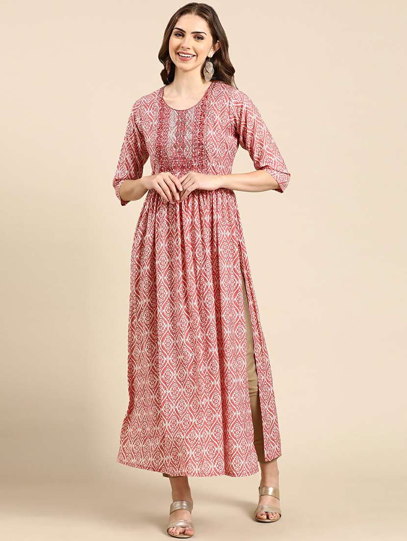 women's flared kurta