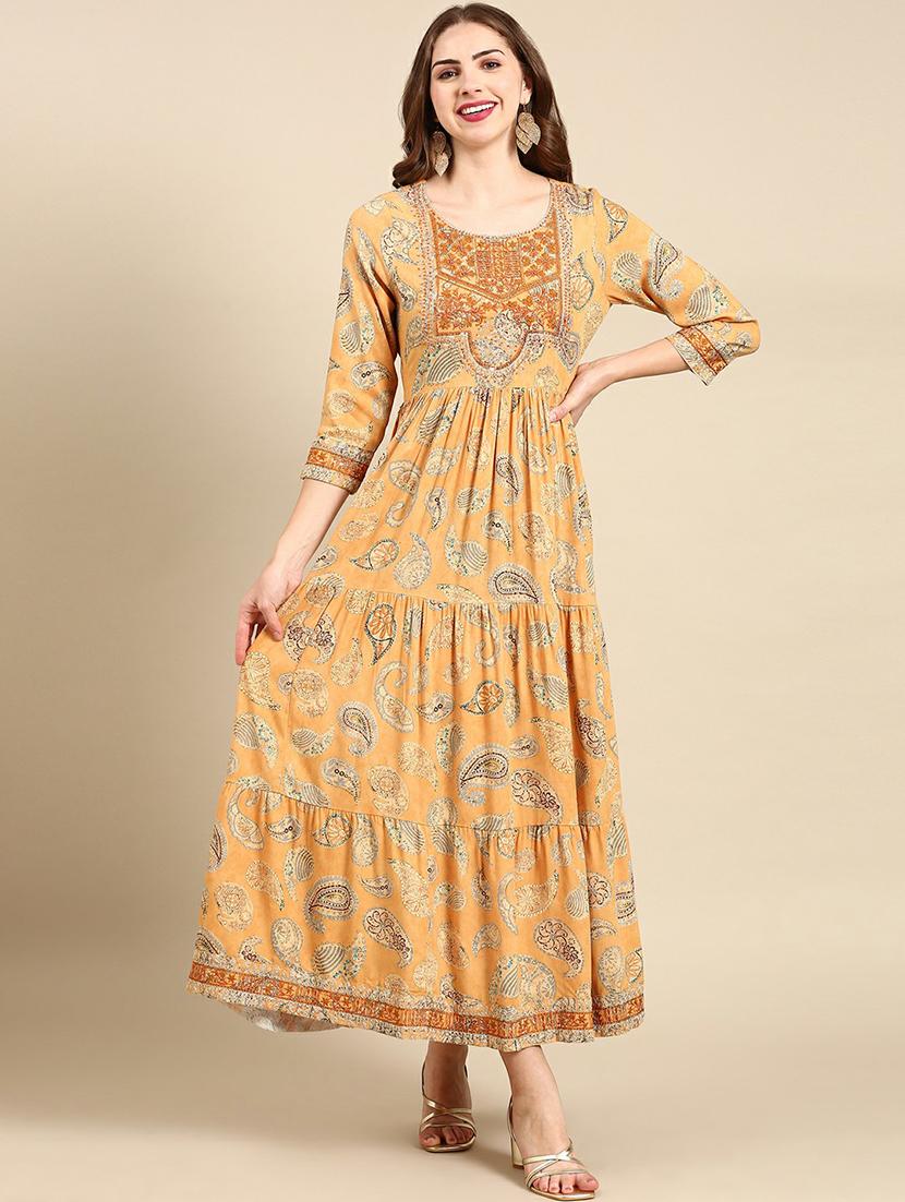 women's tiered kurta - 19665072 - Zoom Image - 0