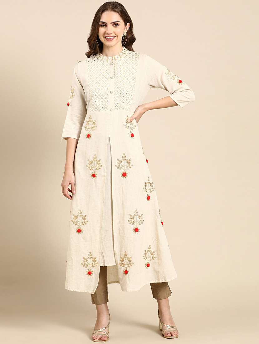 women's front slit kurta