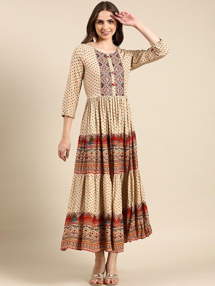 women's flared kurta - 19665093 -  Zoom Image - 0