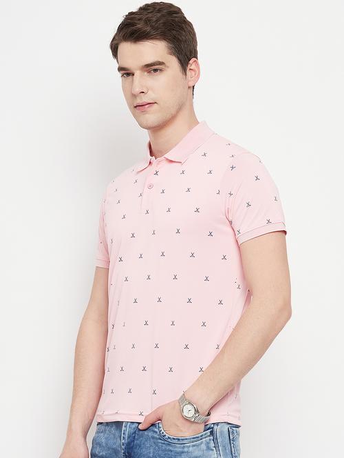 printed cotton polo t-shirt - 19665259 -  Standard Image - 0