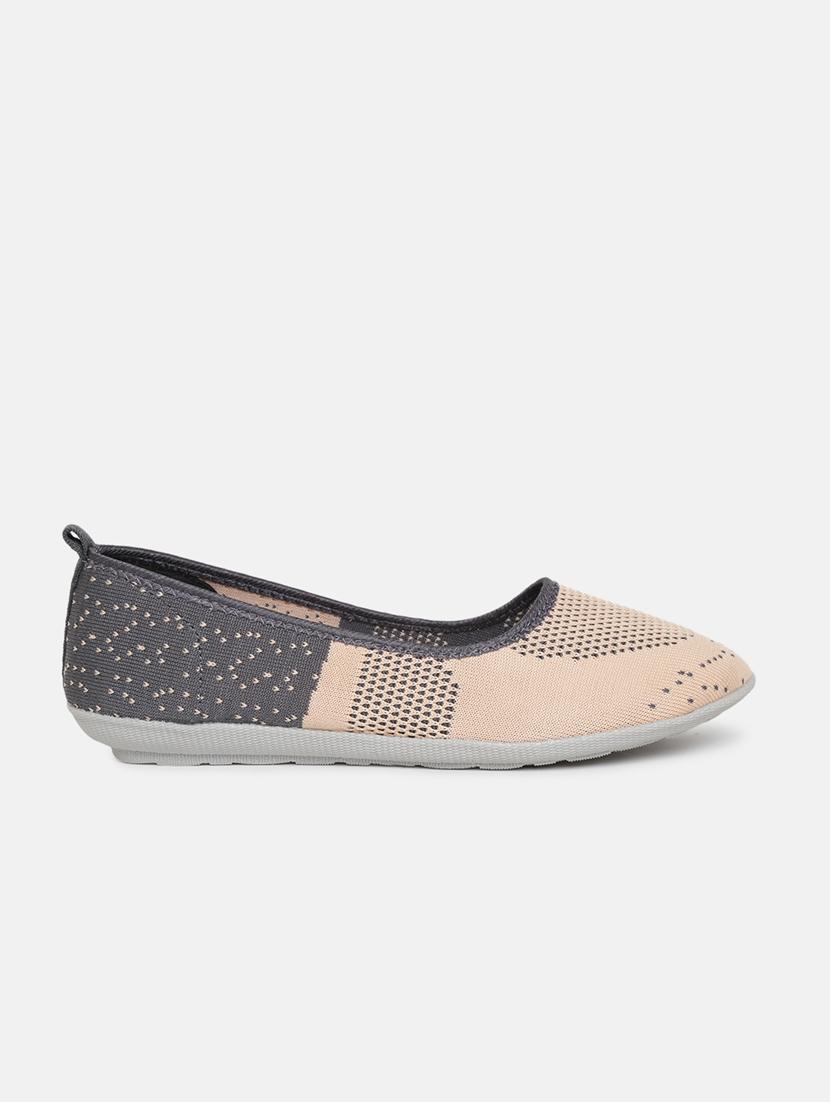 orange fabric slip on ballerina - 19665768 - Standard Image - 1