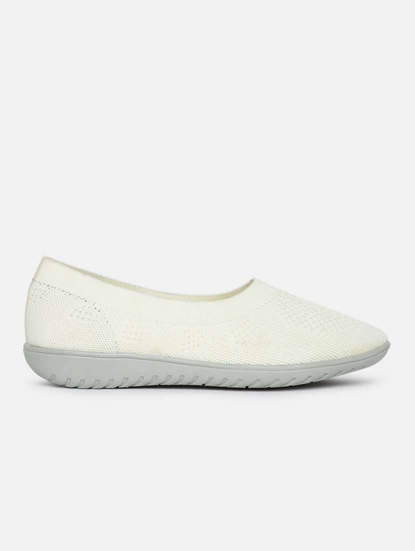 white fabric ballerina - 19665786 - Standard Image - 1