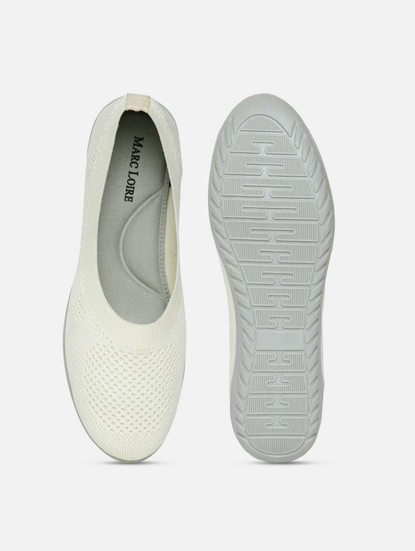 white fabric ballerina - 19665786 - Standard Image - 4