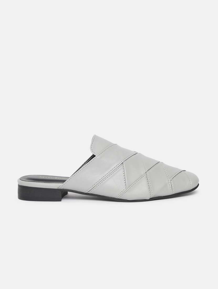 women solid mules sandal - 19665828 - Standard Image - 1