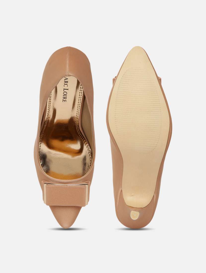 women solid slip on pump - 19665905 - Standard Image - 4